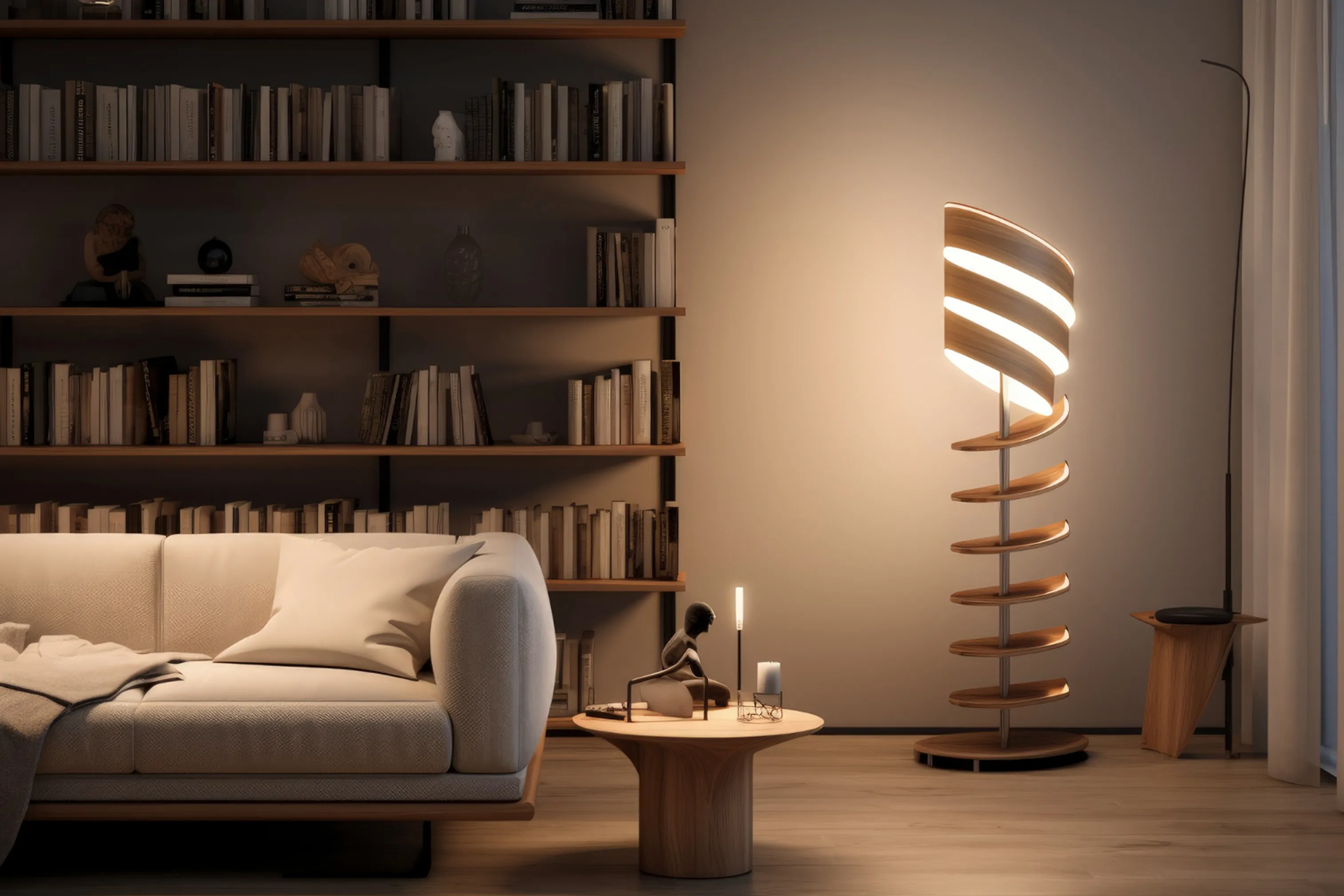 Professional lighting design process visualization